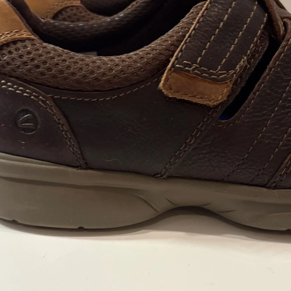 Clarks Men's Dark Brown Leather‎ Loafers 11 Bradley Cove - Picture 5 of 11